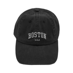 Pull&Bear Čiapka 'BOSTON'  sivá / čierna