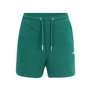 FILA Športové nohavice  zelená / červená / biela