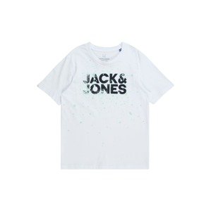 Jack & Jones Junior Tričko 'SPLASH'  svetlomodrá / čierna / biela