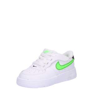 Nike Sportswear Tenisky 'Force 1 EasyOn'  neónovo zelená / čierna / biela