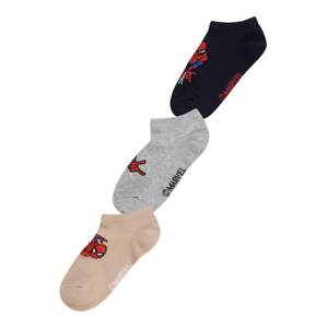 GAP Ponožky 'SPIDY'  béžová / sivá / červená / čierna