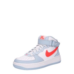 Nike Sportswear Tenisky 'Air Force 1 Mid EasyOn'  pastelovo modrá / ohnivo červená / biela