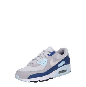 Nike Sportswear Nízke tenisky 'AIR MAX 90'  modrá / svetlomodrá / striebornosivá / šedobiela