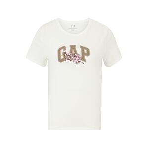Gap Petite Tričko  svetlohnedá / ružová / čierna / biela