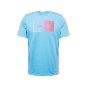 Hurley Funkčné tričko 'EVD HALFER'  svetlomodrá / ružová / ružová