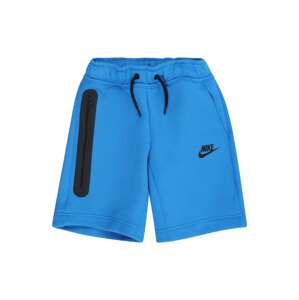 Nike Sportswear Nohavice 'Tech Fleece'  nebesky modrá / čierna