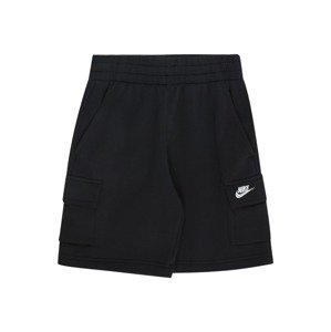 Nike Sportswear Nohavice 'CLUB FLC'  čierna / biela