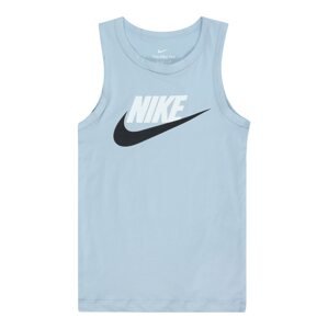 Nike Sportswear Tričko 'ESSNTL HBR'  svetlomodrá / čierna / biela