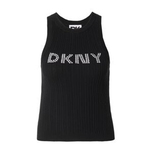 DKNY Vyšívaný top  červená / čierna / biela