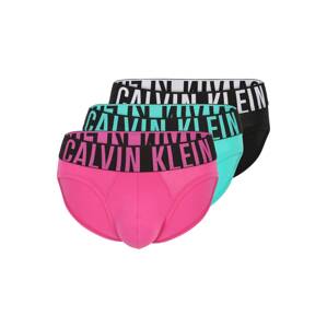 Calvin Klein Underwear Nohavičky  mätová / ružová / čierna