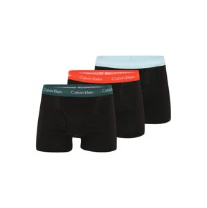 Calvin Klein Underwear Boxerky  svetlomodrá / tmavozelená / tmavooranžová / čierna