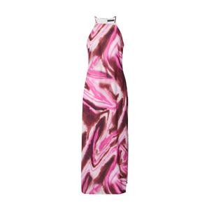 Trendyol Letné šaty  ružová / svetloružová / bordová / biela