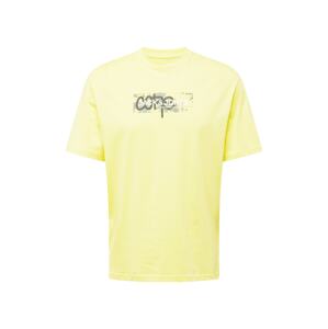 JACK & JONES Tričko 'SUMMER'  pastelovo žltá / sivá / antracitová / biela