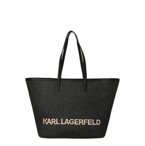 Karl Lagerfeld Shopper 'ESSENTIAL'  béžová / čierna