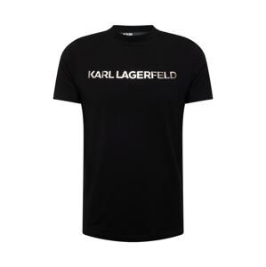 Karl Lagerfeld Tričko  bronzová / čierna
