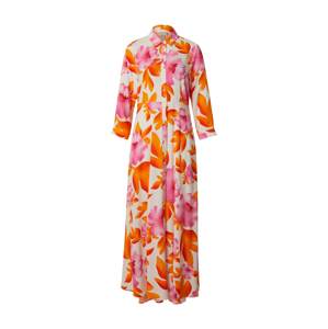 Y.A.S Košeľové šaty 'SAVANNA'  svetlobéžová / oranžová / homárová / ružová