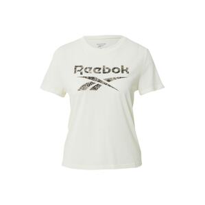 Reebok Funkčné tričko 'Modern Safari'  béžová / sivá / šedobiela