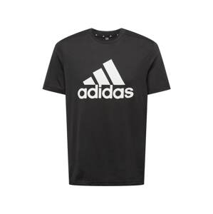 ADIDAS SPORTSWEAR Funkčné tričko 'Aeroready Designed 2 Move Feelready Logo'  čierna / biela