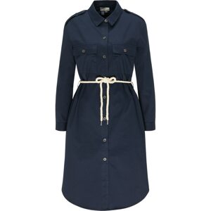 DreiMaster Vintage Košeľové šaty  námornícka modrá / tmavomodrá