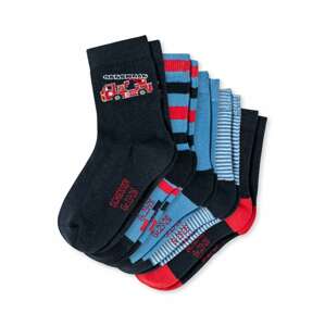 SCHIESSER Ponožky  modrá / červená / čierna / biela