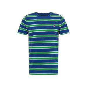 Superdry Tričko 'COLLEGIATE'  kráľovská modrá / zelená / biela