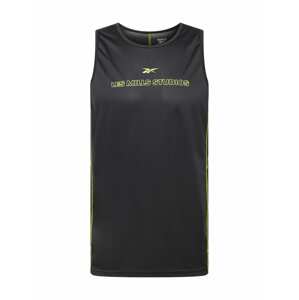 Reebok Sport Funkčné tričko  neónovo zelená / čierna