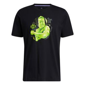 ADIDAS SPORTSWEAR Funkčné tričko  neónovo zelená / čierna