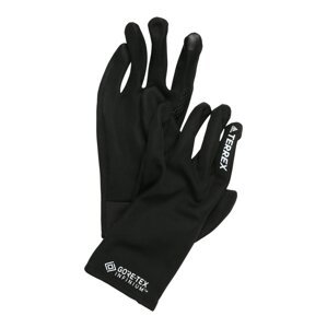 ADIDAS TERREX Športové rukavice 'Gore-Tex Infinium'  čierna / biela