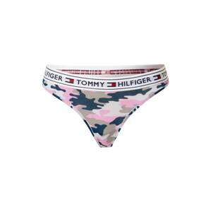 Tommy Hilfiger Underwear Tangá  modrosivá / svetlohnedá / svetloružová / ohnivo červená / biela