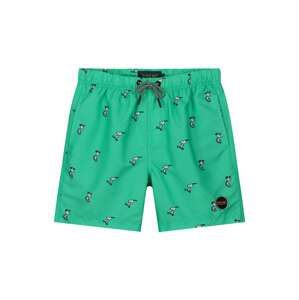 Shiwi Plavecké šortky 'Snoopy Happy Skater'  zelená / čierna / biela