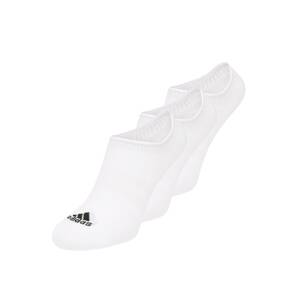 ADIDAS SPORTSWEAR Športové ponožky 'Thin And Light No-Show '  čierna / biela