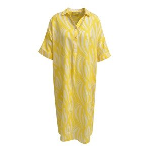 Smith&Soul Košeľové šaty  žltá / biela