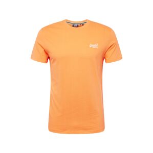 Superdry Tričko 'Essential'  oranžová / biela