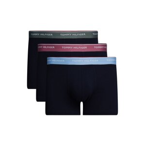 Tommy Hilfiger Underwear Boxerky 'Essential'  námornícka modrá / svetlomodrá / purpurová / biela