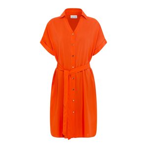 LASCANA Košeľové šaty  oranžovo červená