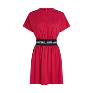 Karl Lagerfeld Šaty  červená / čierna / biela