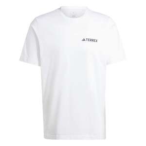ADIDAS TERREX Funkčné tričko 'MOUNTAIN'  čierna / biela