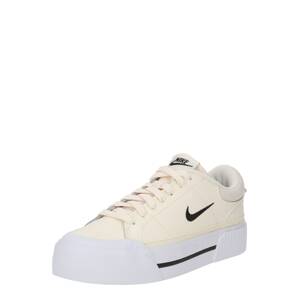 Nike Sportswear Nízke tenisky 'Court Legacy Lift'  čierna / biela ako vlna