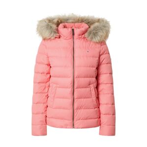 Tommy Jeans Zimná bunda 'Essential'  svetlohnedá / ružová
