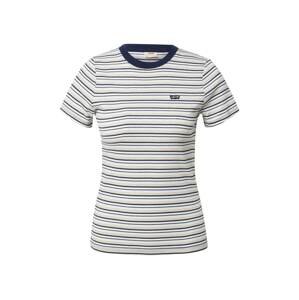 LEVI'S ® Tričko 'Baby'  krémová / námornícka modrá / biela
