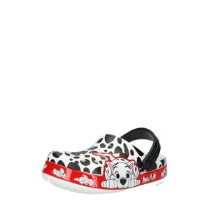 Crocs Sandále  krémová / svetločervená / čierna / biela