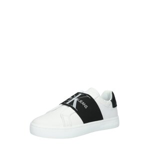 Calvin Klein Jeans Slip-on obuv  svetlosivá / čierna / biela