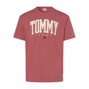 Tommy Jeans Tričko  tmavomodrá / svetloružová / červená / biela