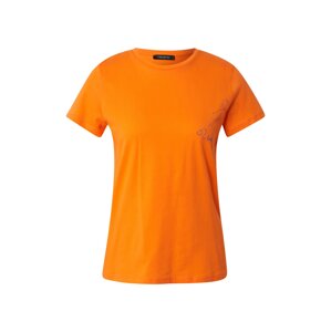 Trendyol Tričko  indigo / oranžová