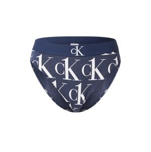 Calvin Klein Underwear Nohavičky 'Cheeky'  tmavomodrá / biela