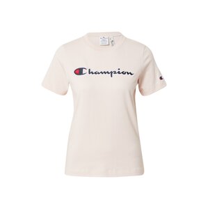 Champion Authentic Athletic Apparel Tričko  námornícka modrá / púdrová / červená / biela