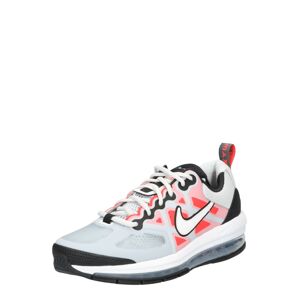 Nike Sportswear Nízke tenisky 'Air Max Genome'  svetlosivá / ružová / melónová / čierna / biela