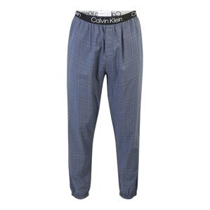 Calvin Klein Underwear Pyžamové nohavice  dymovo modrá / čierna / biela