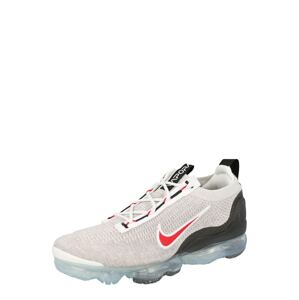Nike Sportswear Nízke tenisky 'Vapormax 2021'  svetlosivá / ohnivo červená / čierna / biela