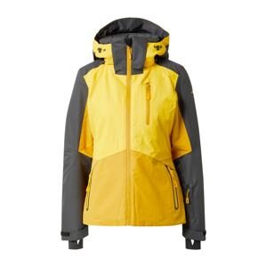 ICEPEAK Outdoorová bunda 'CAMPUS'  žltá / tmavosivá / marhuľová